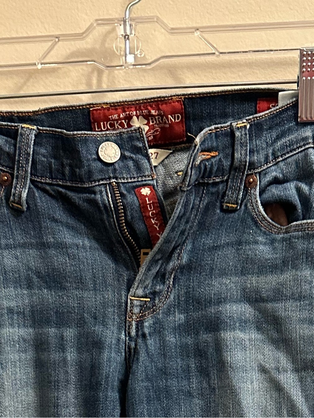 #294 Lucky Brand Dark Blue High-Rise Women's Jeans